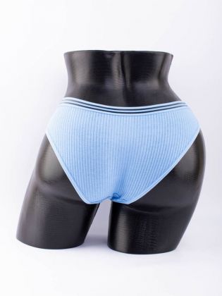 Слипы в рубчик с прозрачным поясом  - фото 3