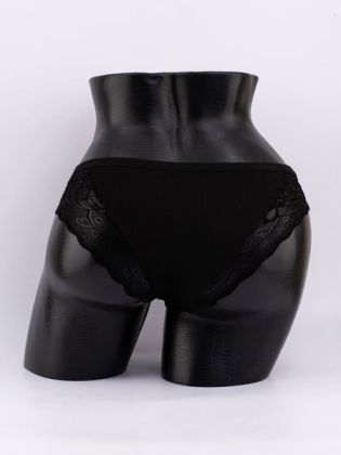 Слипы в рубчик с кружевом №2 - фото 3