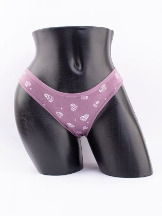 Слипы принтом "сердечки" - фото 1