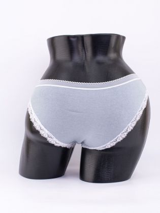 Слипы с кружевной окантовкой и эластичным поясом - фото 3