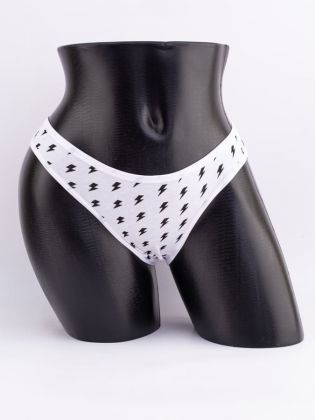 Слипы с принтом "молния" - фото 1