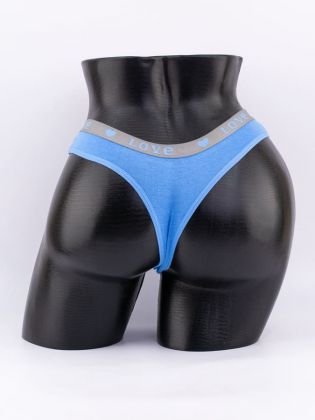 Стринги с эластичным поясом с надписью "love" - фото 3