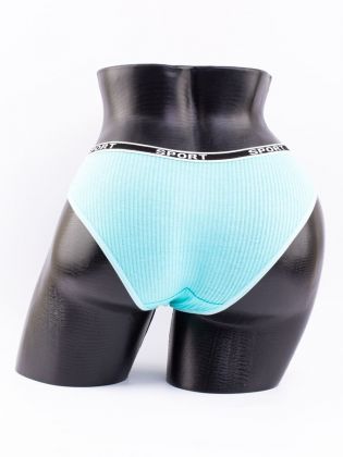 Слипы в рубчик с надписью "sport" - фото 3