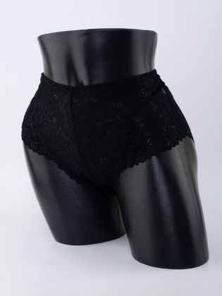 Слипы с цветочным кружевом - фото 1