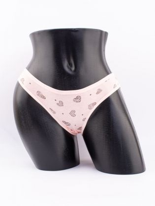 Слипы принтом "сердечки" - фото 1