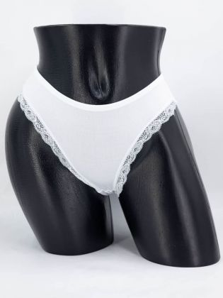 Бамбуковые слипы с кружевом - фото 1