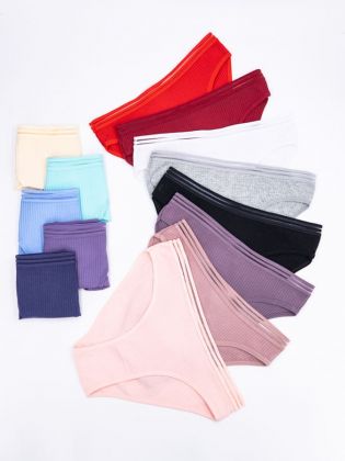 Слипы в рубчик с прозрачным поясом  - фото 2