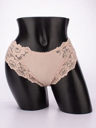 Слипы с цветочным кружевом - фото 1