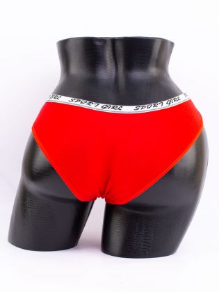 Слипы с эластичным поясом и надписью "sport" - фото 3