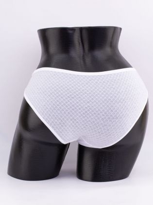 Слипы вафельные с кружевом - фото 3