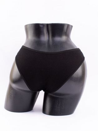 Слипы в рубчик с черной полоской - фото 3